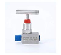 Válvula Solenoide, A105 / 304 / acero inoxidable 316 Válvula de aguja Hombre/Mujer extremo roscado NPT DN6-DN50 válvula de aguja ajustable Con mango de una Forma,Construcción Sólida(DN32,A105)
