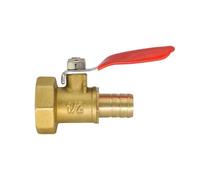 Válvula solenoide Conector hembra de latón for manguera de púas de 6 mm a 12 mm, for agua, aceite, aire, gas y combustible. Válvula(3l8 Female - 12mm)