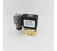 Válvula solenoide DC24V 2 vías de acción directa NC latón G1/8 pulgadas máquina válvula solenoide de vapor FKM orificio de sellado 2,5mm útil(DC 12V)