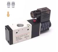 Válvula solenoide de 1/4 pulgadas PT Válvulas de control de fluido, aire, agua, aceite neumático 2V025-08 DC12V/DC24V/AC110V/AC220V Directo normalmente cerrado eléctrico 2/2 vías 2 posiciones (2V025