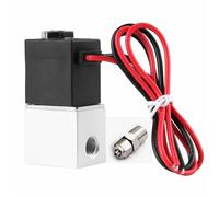 Válvula solenoide de 1/4" y 1/8" de 2 vías, normalmente cerrada, de acción directa, for agua, aire y gas.(1/8",110V)