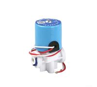 Válvula solenoide de 14 pulgadas para entrada de agua para purificador de agua, voltaje de 12 V 24 V, conexión roscada de 1/4 pulgadas con conector rápido para sistemas (24 V rápido)