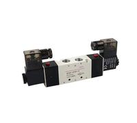 Válvula solenoide de 2 posiciones y 5 vías, control de doble bobina, 4V220-08 y 4V220-06, 1/4", CA 220 V, CC 24 V.(220v,4V220-08)