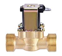Válvula solenoide de 3/4 24 V válvula solenoide para aspersores válvula de agua de latón válvula solenoide eléctrica de latón válvula electromagnética normalmente cerrada para agua y aire.