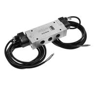 válvula solenoide de 5/3 G1/2'' de centro cerrado 24V DC ATEX 3-10bar/42-140psi Airtec