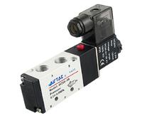 Válvula solenoide de 5 vías de entrada de 24 V CC, 2 posiciones, 4V210-08