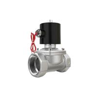 Válvula solenoide de acero inoxidable 304, normalmente cerrada, 2 vías, DN8, DN10, DN15, DN20, DN25, DN32, DN40, DN50, DN65, CA 220 V, CC 24 V, CC 12 V.