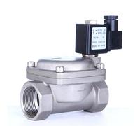 Válvula solenoide de acero inoxidable alta presión 1-1/4", normalmente cerrada, 1,6 MPa, 0927, con fórmula piloto(220VAC-EPDM-SEAL)