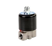 Válvula solenoide de acero inoxidable de 1/8 1/4 pulgadas, normalmente cerrada/abierta, 1 unidad(1/8",G_12VDC_NORMALLY OPEN)