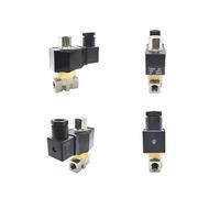Válvula solenoide de acero inoxidable de 1/8" y 1/4", normalmente abierta, 110 V, 220 V, 12 V y 24 V, IP65, impermeable, de acción directa, DN6 y DN8.(1/8",G_110VAC_NORMALLY CLOSED)