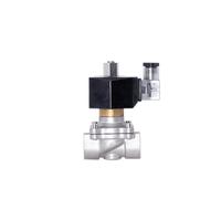 Válvula solenoide de acero inoxidable de 3/8 pulgadas, impermeable, normalmente abierta, con indicador de alimentación LED, 24 V, 12 V, 220 V, 110 V (NPT_24VDC_EPDM-Seal)