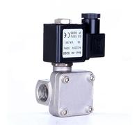 Válvula solenoide de acero inoxidable de alta presión normalmente cerrada de 1 pulgada, 1.6 Mpa 0927, válvula solenoide de fórmula piloto (sello VITON-24VAC)