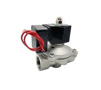 Válvula solenoide de acero inoxidable Electroválvula estanca de 3/8'', 1/2'', 3/4'', 1'' y 2'', normalmente cerrada/abierta, 24 horas, sin calefacción, 220 V, 110 V, 24 V y 12 V(2",CLOSED_240VAC)