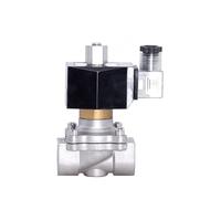 Válvula solenoide de acero inoxidable normalmente abierta de 3/4 de pulgada - Interruptor de control de agua eléctrico duradero for uso industrial y agrícola - AC/DC 220V 24V 12V(110VAC)