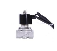 Válvula solenoide de acero inoxidable normalmente cerrada de baja presión 24v DN32 1-1/4 pulgadas for fuente musical(NPT-12VDC,2A-32B EPDM)