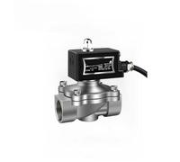 Válvula solenoide de acero inoxidable normalmente cerrada(DN40 DC24V)