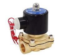 Válvula solenoide de agua de 12 V, válvula de aire de 220 V CA, DN8/10/15/20/25/50, válvula eléctrica de 1/4" 3/8" 1/2" 3/4" y válvula de control.(DN35,AC110v)