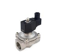 Válvula solenoide de agua de acero inoxidable impermeable for exteriores, normalmente cerrada, DN10, DN15, DN20, DN25, DN32, DN40 y DN50.(DN50,AC220V)