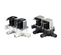 Válvula Solenoide De Agua, Dos Entradas Y Una Salida, CC 12 V/24 V, Válvula Combinada, Resistente A Altas Temperaturas For Máquinas Dispensadoras De Agua.(DC12V)