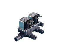 Válvula solenoide de agua, dos entradas y una salida, DC24 V, válvula combinada, resistente a altas temperaturas for máquinas dispensadoras de agua.