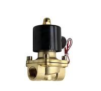Válvula solenoide de agua eléctrica DN8 DN10 DN15 DN20 DN25 1/4 3/8 1/2 3/4 1 pulgada 12 V 24 V 220 V Válvula normalmente cerrada for agua, aceite y aire(DN08,DC24V)
