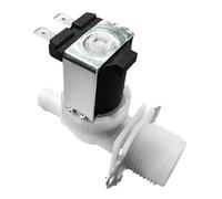Válvula solenoide de agua para válvula 220 V/12 V/24 V entrada eléctrica válvula solenoide agua para válvula 3/4" rosca exterior para lavadora Dis lavavajillas 220V/12V/24V 3/4" rosca exterior simple