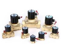 Válvula solenoide de agua serie 2W - Válvula de control eléctrica de 1 pieza for sistemas de riego y plomería(2W040-10 DN24V)