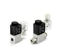 Válvula solenoide de aire 2V025-08, 2 posiciones, 2 puertos, 1/4 de pulgada, normalmente cerrada, 12 V, 24 V, 110 V, 220 V(2v025-08,AC220V)