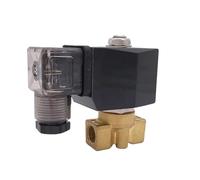Válvula solenoide de alta presión agua 2 vías GPG-06, 100 bar, 1/4" BSP, 220 V, 24, orificio 6 mm, válvula latón NC(AC220V)