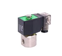 Válvula solenoide de alta presión de 2/2 vías de acción directa/tipo piloto de acero inoxidable 304 100/200 bar 1/20.3 cm 1/10.2 cm 12V 24V 220V (CLOSED-24VDC-200 BAR, 1/8 pulgadas)