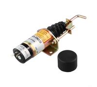 Válvula solenoide de apagado de combustible 12-24 V CC para motor, sustituye a 366-07197 SA3405T 1502-12C7U2B2S1, compatible con Deutz F3L F3M F4L F4M1011 LPW LPWS LPWT (24V)