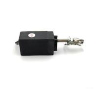 Válvula solenoide de apagado del generador diesel 12V 24V Válvula magnética de control de apagado de combustible para motores marinos Respuesta rápida ABS negro (C)