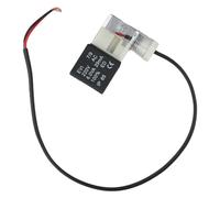 Válvula solenoide de bomba de aire, válvula de escape silenciosa sin aceite de 220 V para compresor, ventilación de apagado de aluminio fundido