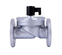 Válvula Solenoide De Brida De Hierro Fundido De DN65 Pulgadas, Válvulas De Control Direccional Operadas Por Piloto(G_12VDC)