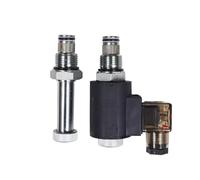 Válvula solenoide de cartucho roscado de 2 posiciones y 2 vías, bidireccional, normalmente cerrada, DHF10-228 SV10-28 2NCSP, CA 220 V, CC 24 V, CC 12 V.(NC Spool Customized)