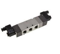 válvula solenoide de centro de presión 5/3 G1/2'' 24V DC 1.5-8bar/21.0-112psi E.MC