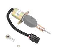 Válvula solenoide de cierre combustible, accesorios apagado eléctrico válvula parada motor excavadora DC24V 3930234