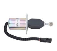 Válvula solenoide de cierre combustible, DC24V corte Accesorios motor excavadora for Daewoo DH300 7 for Cummins 6C 6CT 4B 4BT