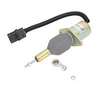 Válvula solenoide de cierre de 3930233 Solenoide de parada de apagado eléctrico de alta resistencia para excavadoras Vehículos de construcción DC12V Carcasa de hierro con junta