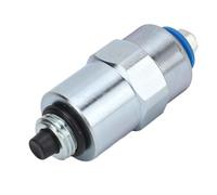 Válvula Solenoide de Cierre de Combustible, 0-129-06 9108.073A Apta para AX BX C15 C25 CX, Reemplazo de Solenoide de Parada de Combustible con Estructura Robusta
