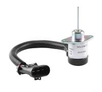 Válvula solenoide de cierre de combustible, 12 V CC para modelos de minicargadora Bobcat y excavadora 6691498 1503ES-12A5UC4S Bobina de cobre de diseño sellado estable en temperaturas extremas