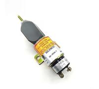 Válvula solenoide de cierre de combustible de 12 V SA3934T para excavadora, compatible con 17003004 175112E3U1B1S1, válvula de parada de metal resistente a altas temperaturas para reparación de
