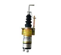 Válvula solenoide de cierre de combustible for parada de motor diésel, 12V/24V, 366-07197 SA-3405T, compatible con motores diésel(12V)