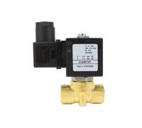 Válvula solenoide de cierre normal latón 2 vías 3/8‘'DN10 21A5KT45 21A5KB45 21A5KV45 for agua(21A5KT45)
