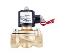 Válvula Solenoide de cobre de agua, Gas, aire, bobina de latón, serie 2W, 2 vías, 3/4, 1 pulgada, normalmente cerrada, 2W200-20, 2W250-25, válvula de bobina de latón completa, 1 Uds.(Motor With Bracke
