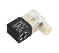 Válvula solenoide de compresor de bomba de aire de 220 V con ventilación Poweroff, construcción sin aceite y función de silencio que proporciona un control estable del flujo de aire (B)