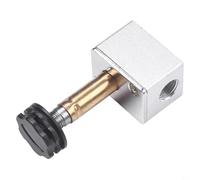 Válvula solenoide de compresor de bomba de aire de 220 V con ventilación Poweroff, construcción sin aceite y función de silencio que proporciona un control estable del flujo de aire (A)