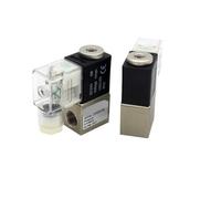 Válvula solenoide de control de fluido, normalmente abierta, 2 vías, 2 posiciones, 2V025-08NO, 2V025-06NO, 1 unidad, CC 12 V, 24 V, CA 220 V(Transparent)