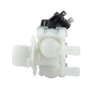 Válvula solenoide de entrada de agua eléctrica dual de presión, DN20 G3/4, 1 en 2, CC 12 V, CA 24 V, 220 V, normalmente cerrada for lavadora(AC240V)