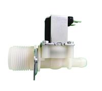 Válvula Solenoide de entrada de rosca de 3/4 "para lavadora, lavavajillas, máquina de hielo, purificador de agua-entrada/salida de 12mm, 1 pieza(36V)